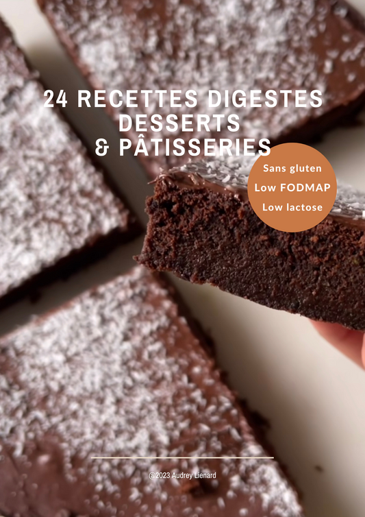 Ebook 24 recettes desserts et pâtisseries Low FODMAP